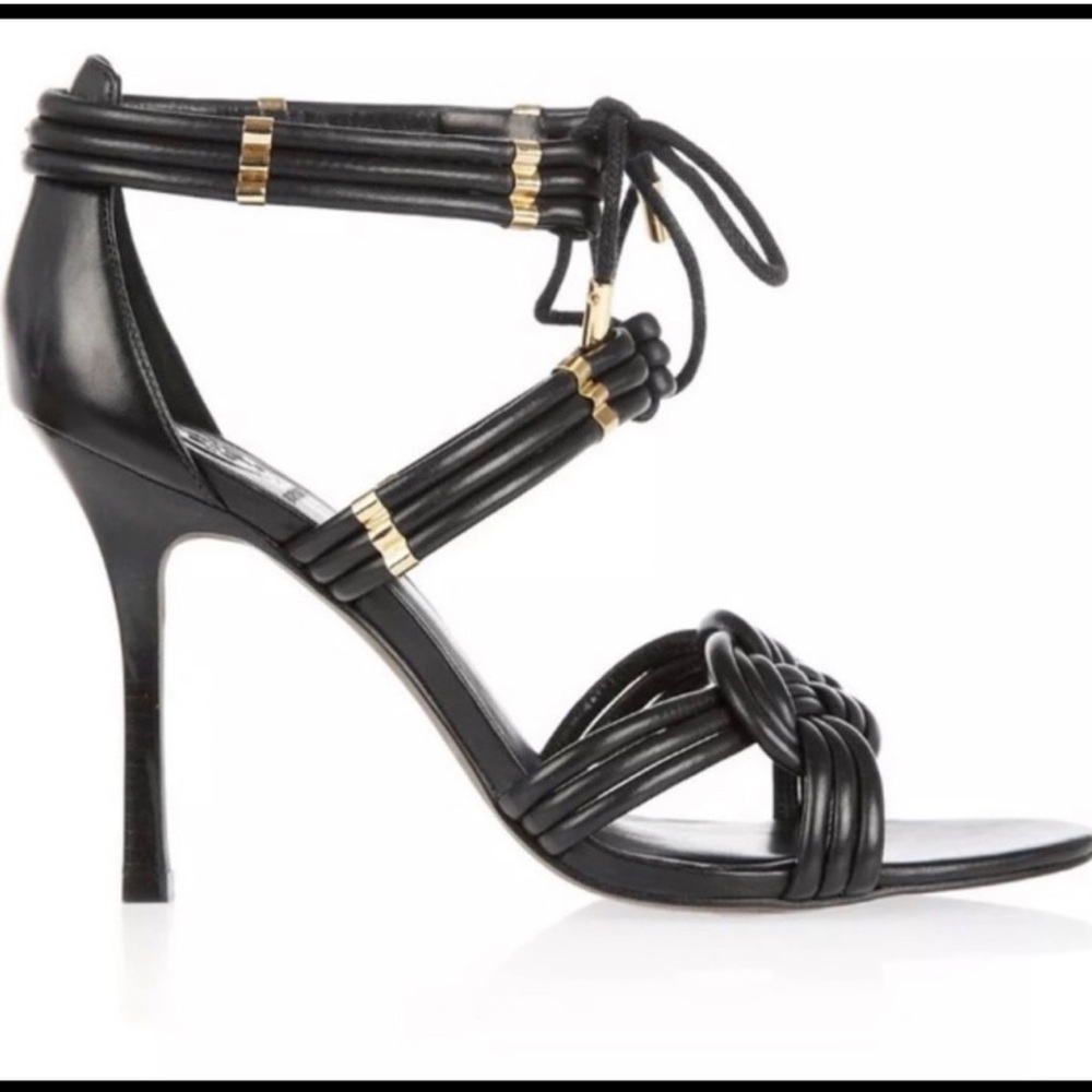 Tory Burch black heels Sz 7.5